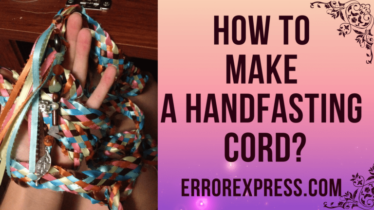 How To Make A Handfasting Cord {Handy Guide}