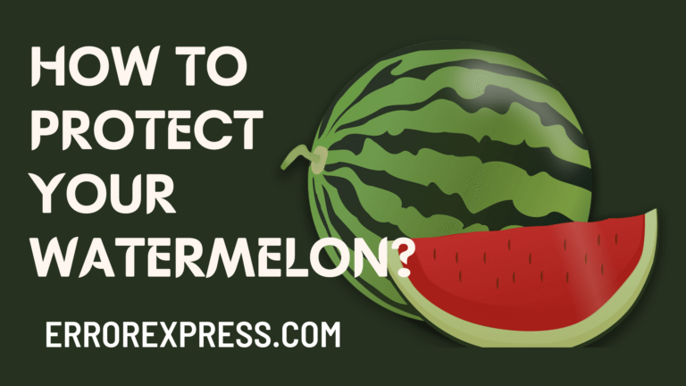 How To Protect Your Watermelon {Easy Tips}