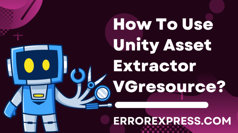 How To Use Unity Asset Extractor VGresource