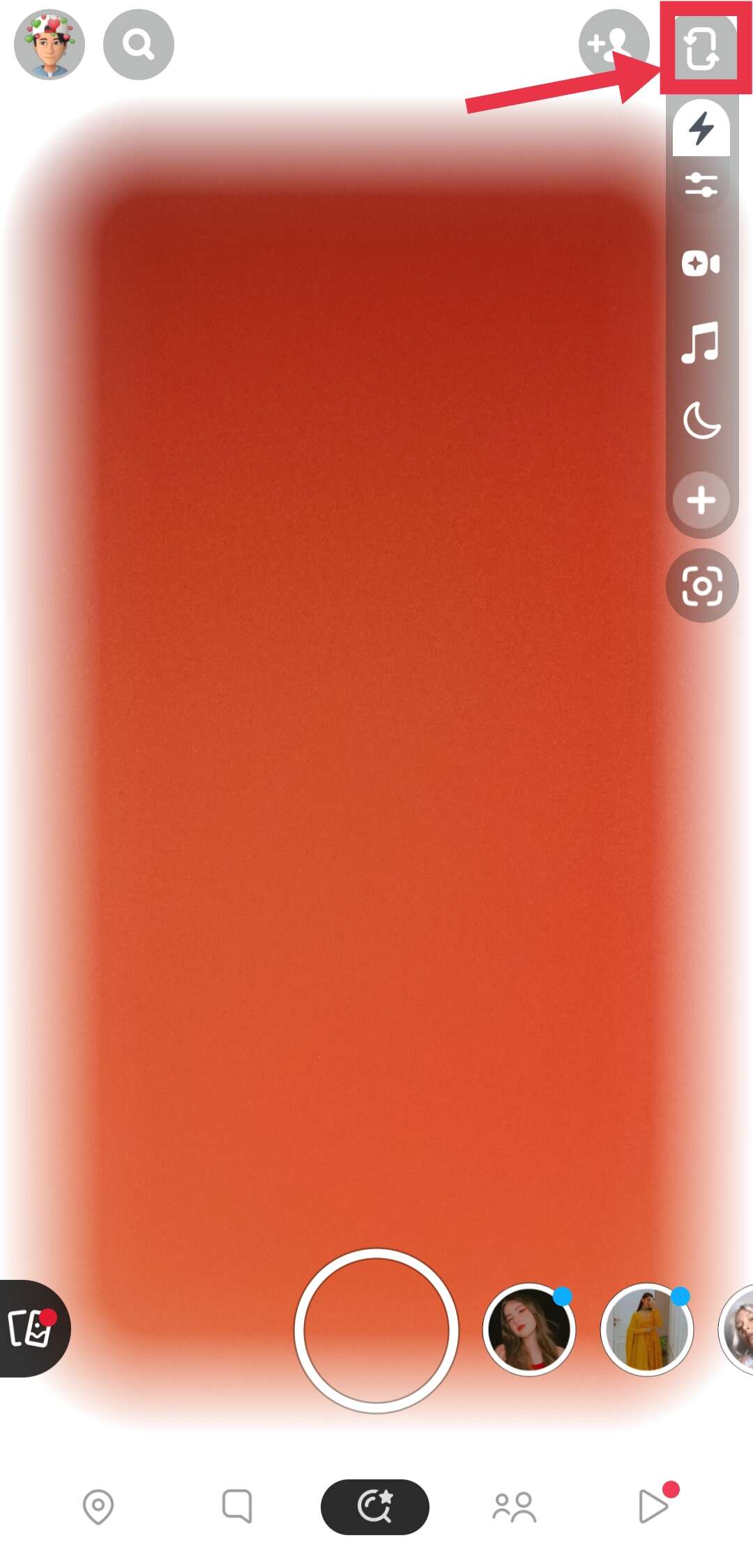 Ring Light Option - How to get the Ring Light on Snapchat