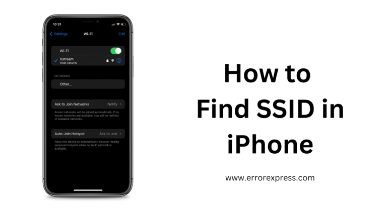 How to Find SSID on iPhone