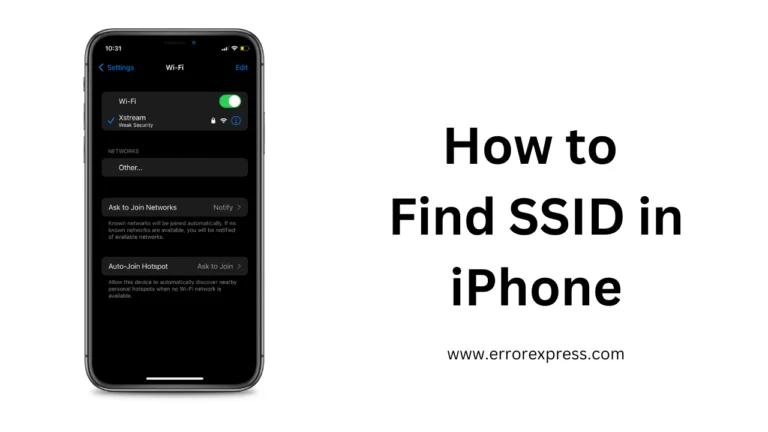 How to Find SSID on iPhone