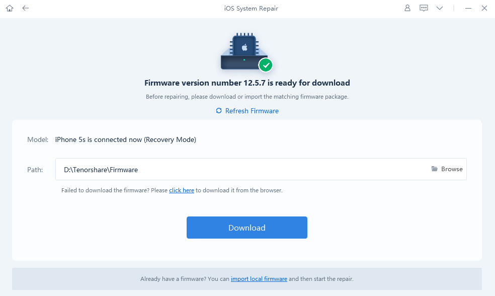 Download Firmware Package