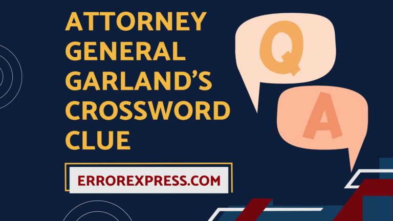 Attorney General Garland's Crossword Clue