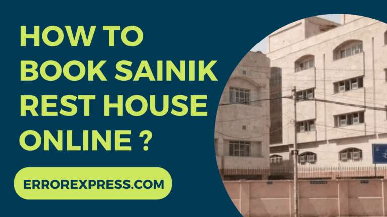 How To Book Sainik Rest House Online {Guide} 