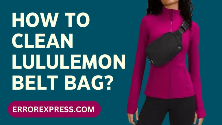 How To Clean Lululemon Belt Bag {A Guide}