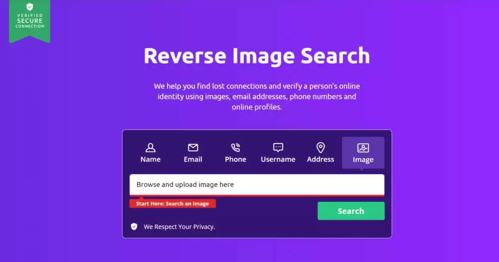 Reverse Image search tool