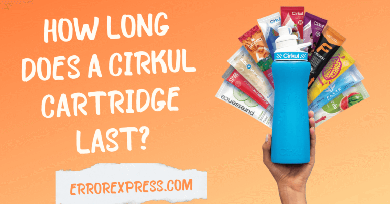 How Long Does A Cirkul Cartridge Last