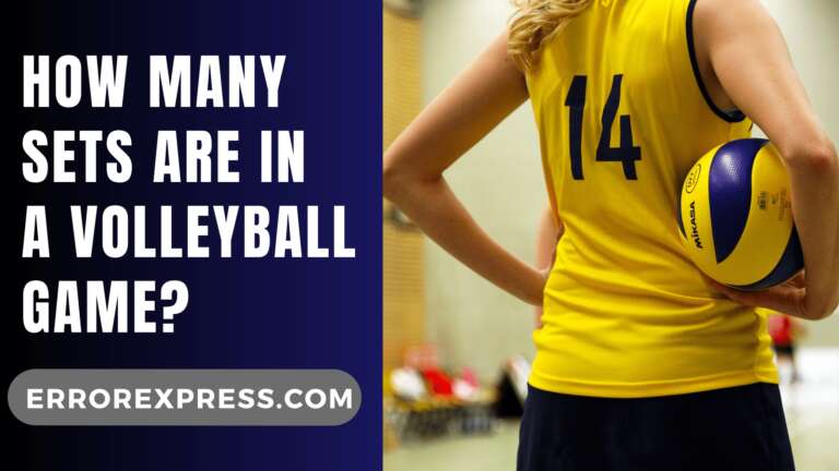 How Many Sets Are In A Volleyball Game