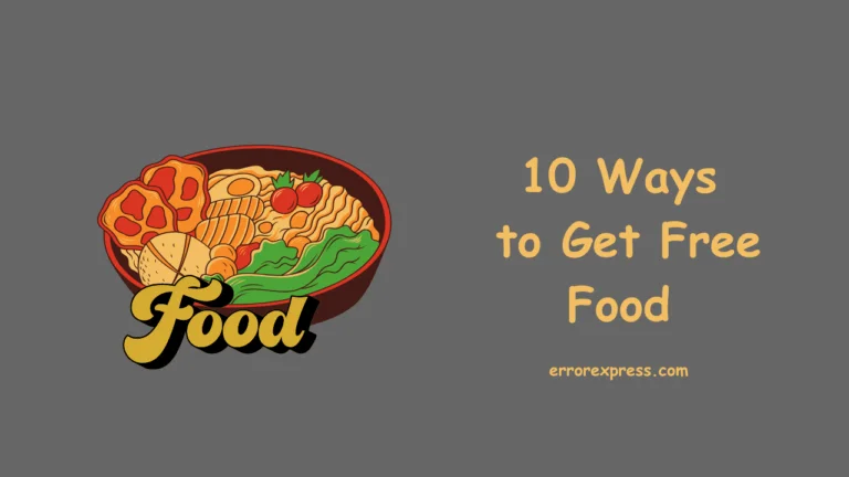 how to get free food delivered with no money