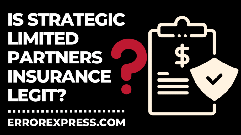 Is Strategic Limited Partners Insurance Legit