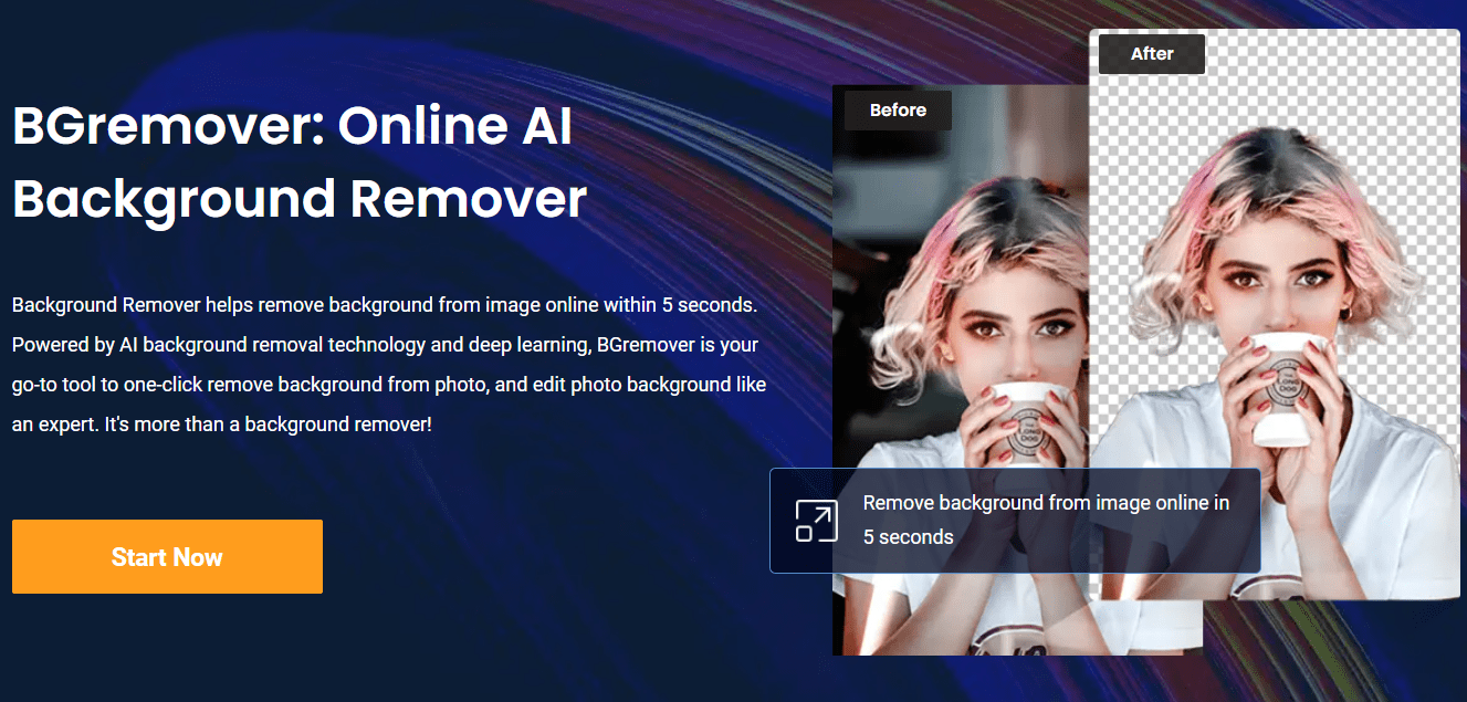 BGremover: Online AI Background Remover Website