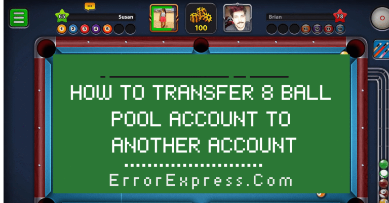 How To Transfer 8 Ball Pool Account To Another Account