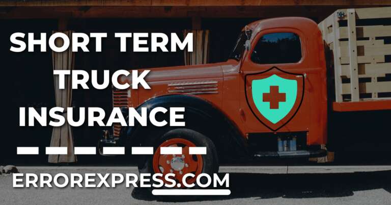 Short Term Truck Insurance