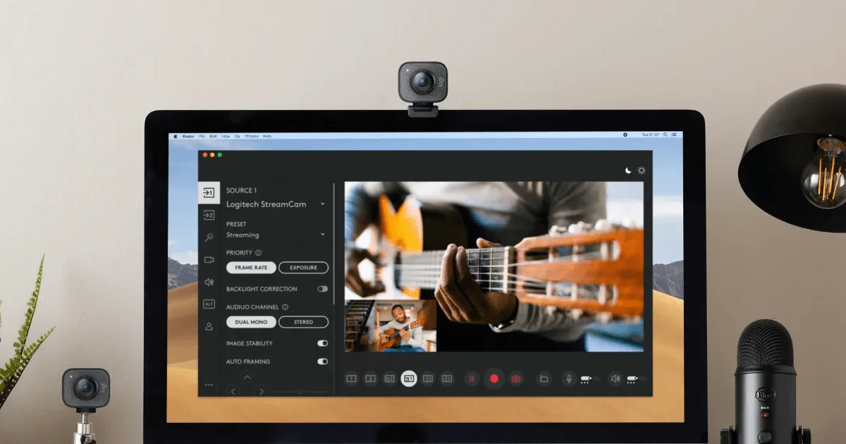 Logitech Capture webcam recording software for mac & windows