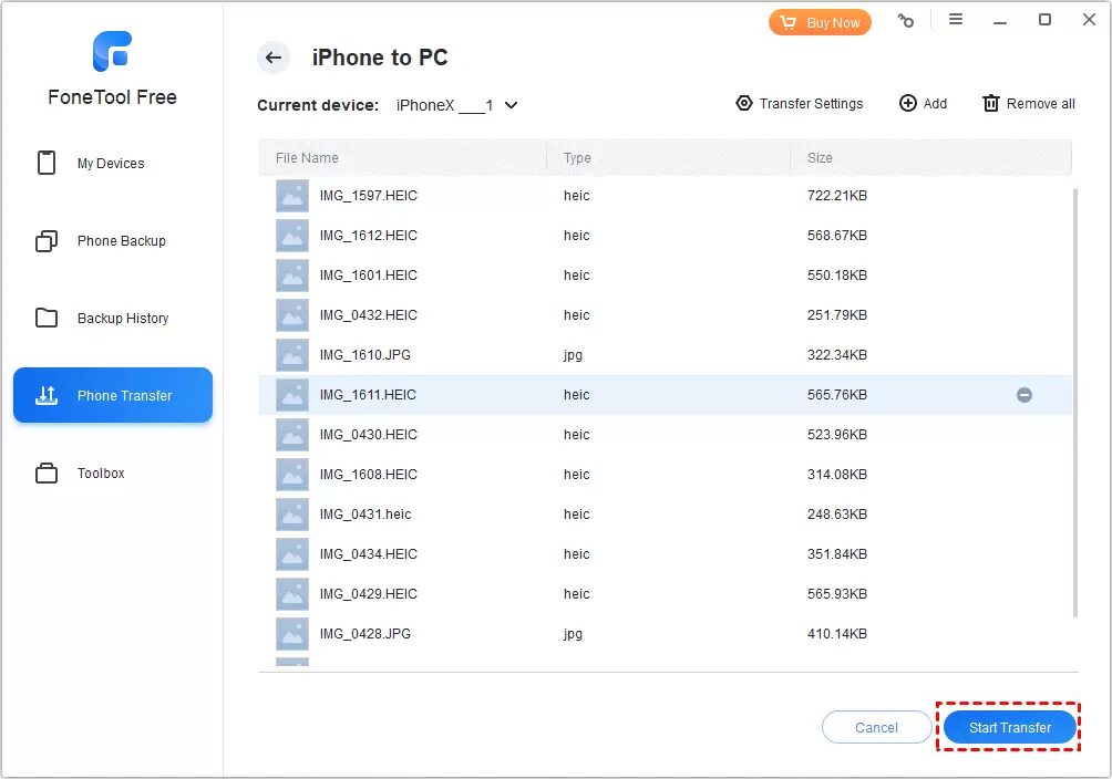 iPhone to PC - Phone Transfer