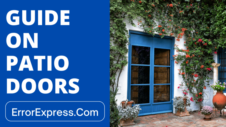 Guide On Patio Doors