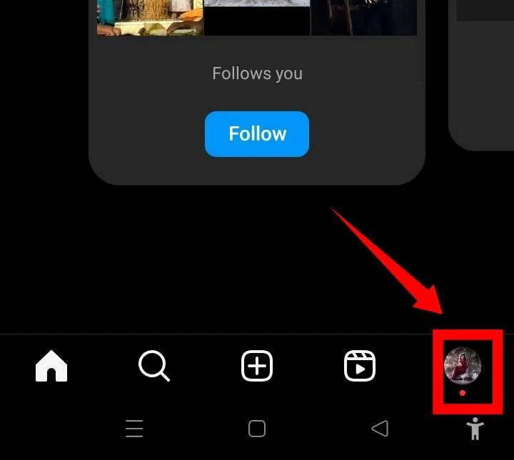 Instagram profile icon