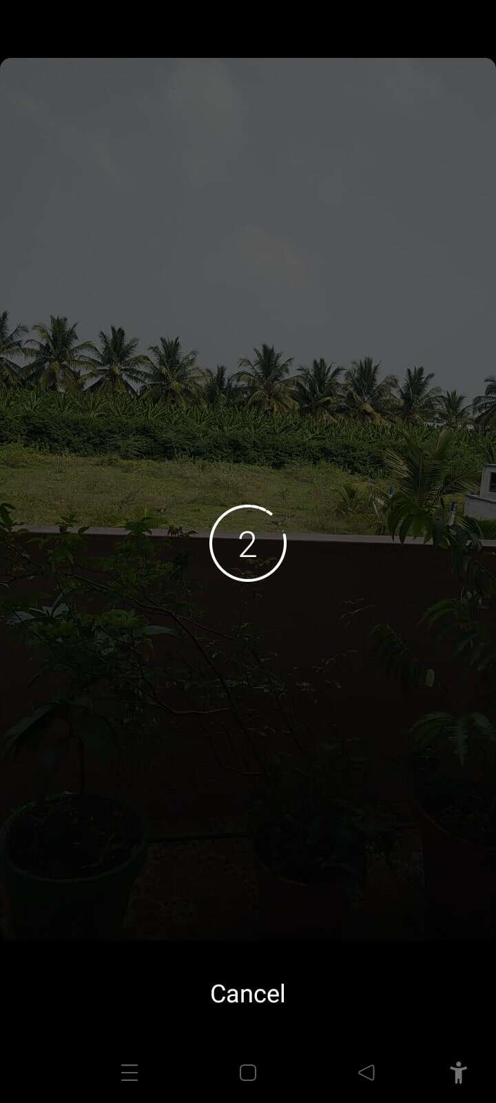 Instagram live video progressive timer screen