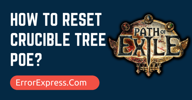How To Reset Crucible Tree POE {A Guide}