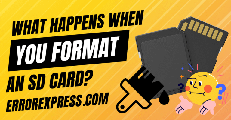 What Happens When You Format an SD Card? What Happens When You Format an SD Card