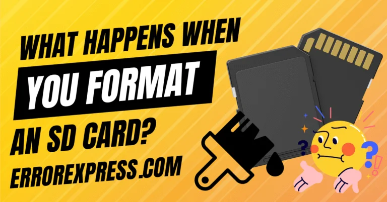 What Happens When You Format an SD Card