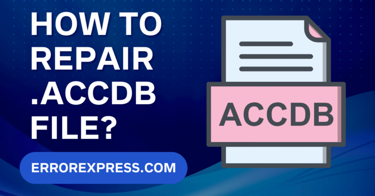 How to Repair .accdb File