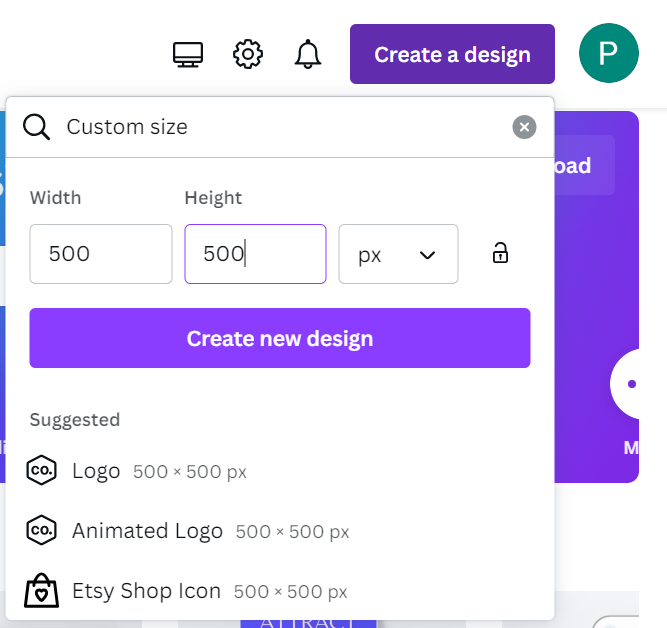 Create WhatsApp DP picture without losing any quality on canva use 500*500 size