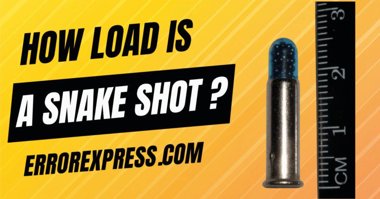 How Load is A Snake Shot - Quick Answer