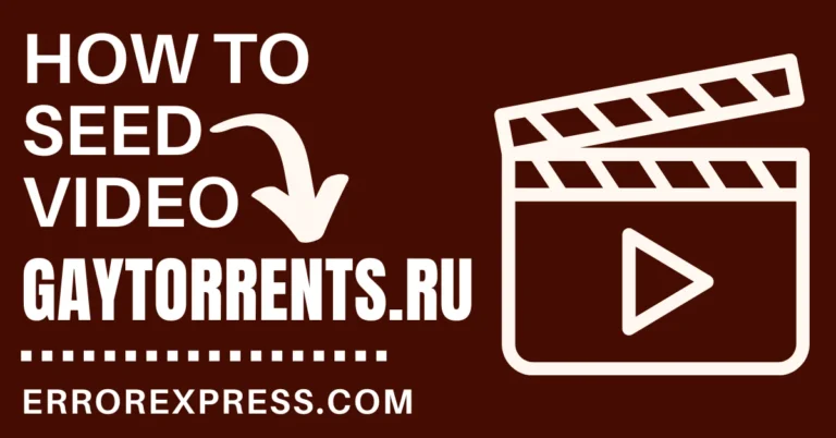 How To Seed Video Gaytorrents.ru - 2024 Help Guide