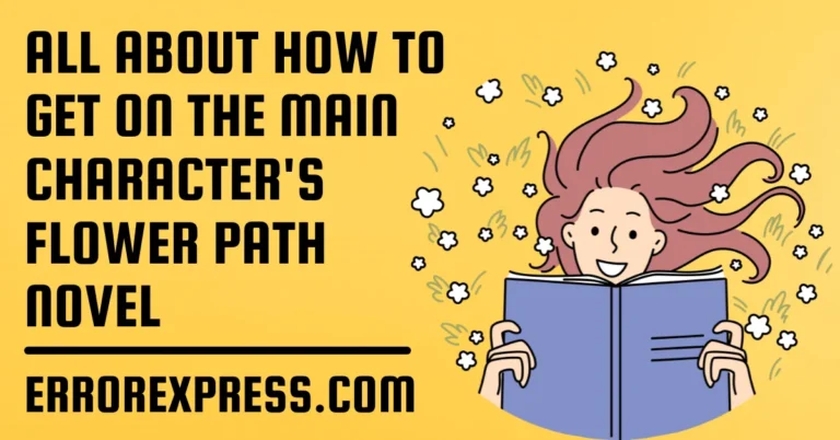 All About How To Get On The Main Character's Flower Path Novel