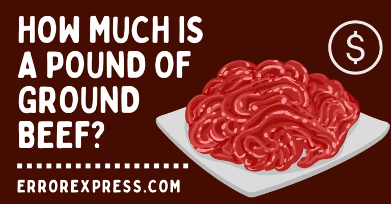How Much Is A Pound Of Ground Beef